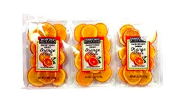 Trader Joe's Sweetened Dried Orange Slices (pack Of 3) 5.3 Oz