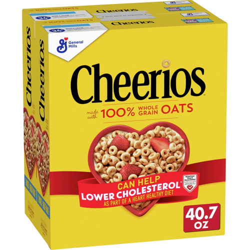 Original Cheerios Heart Healthy Cereal, 20.35 Oz Cereal Box (pack Of 2)