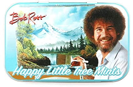 Bob Ross Happy Little Tree Mints With Collectible Tin | 1.5 Ounces