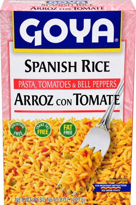 Goya Spanish Rice Pasta, Tomatoes, & Bell Peppers 7 Oz
