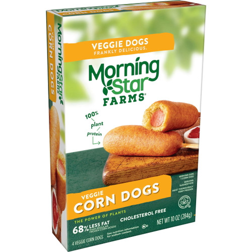 Morningstar Farms Meatless Corn Dogs, Original, 10 Oz, Frozen