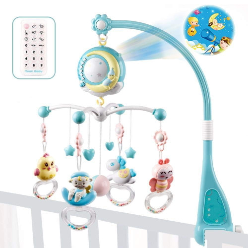 Baby Mobile For Cot Crib With Light And Music, Projector And Remote Control