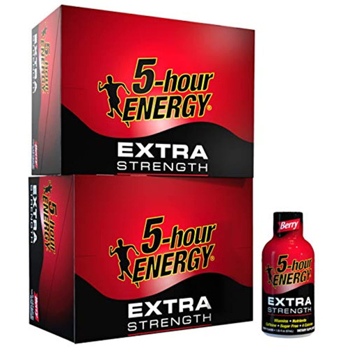 5-hour Energy Shot, Extra Strength Berry, 1.93 Oz. 24 Pack