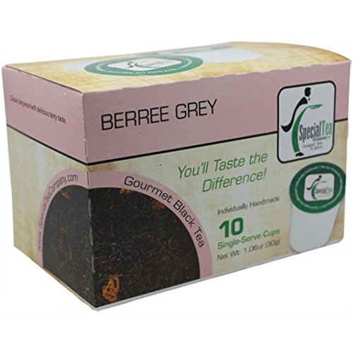 Special Tea Black Tea Single Serve Cup, Berree Grey, 10 Count