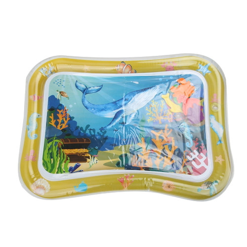 Yim Kids Children Cartoon Whale Marine Animal Inflatable Interactive Water Play Mat