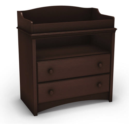 South Shore Angel Changing Table With Drawers, Espresso