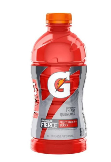 Gatorade Fruit Punch Plus Berry Sports Drink, 28 Fl Oz Bottles, Quantity Of 1