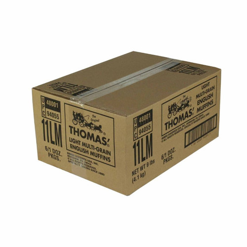 Thomas Light Multi Grain English Muffin, 2 Ounce - 72 Per Case.