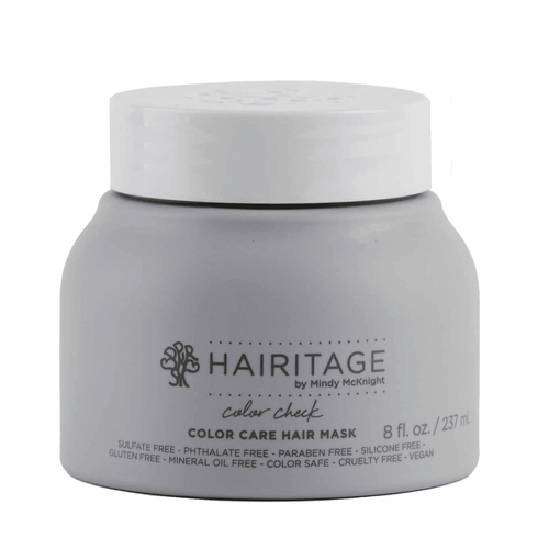 Hairitage Color Check Color Care Hair Mask For Color-treated Hair | Uv Protection, 8 Fl Oz