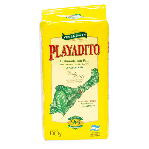 Playadito Yerba Mate Tea - 1kg, 2.2 Lbs - Free Shipping