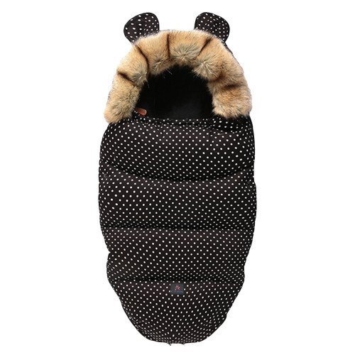 Jinsiju Winter Outdoor Tour Waterproof Baby Stroller Footmuff Baby Down Sleeping Bag Stroller Warm Bunting Bag Footmuff
