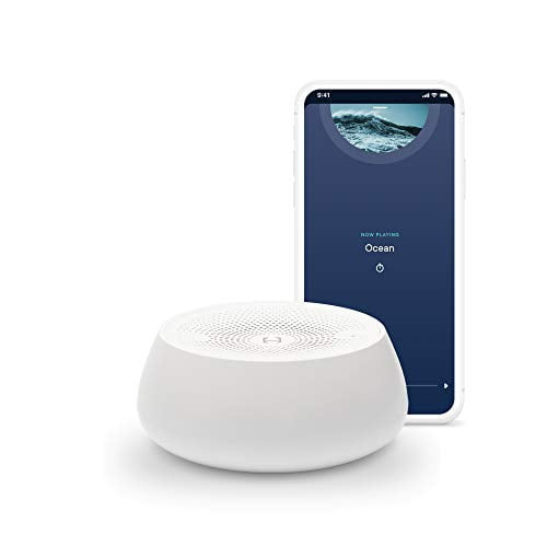 Hatch Rest Mini White Noise Smart Sound Machine For Kids, Baby Sleep Soother With 8 Soothing Sounds, Control Remotely Via App, Custom Timer