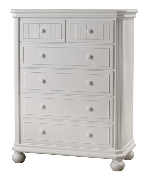 Sorelle Finley 6 Drawer Chest, White