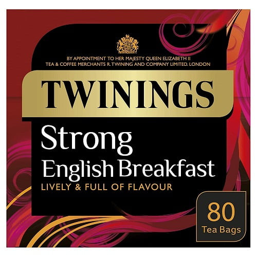 Twinings 1706 Strong Breakfast , Strong & Traditional Uk, 80 Tea Bags
