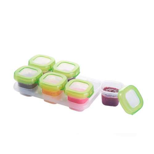 Ibaste Infant Food Containers | 2 Oz 4 Oz Babiesfood Jars With Lids Freezer Storage | Reusable Small Glass Infants Food Containers, Microwave & Dishwasher Friendly, For Infants