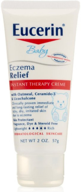 Eucerin Baby Eczema Relief Instant Therapy 2 Oz (pack Of 2)