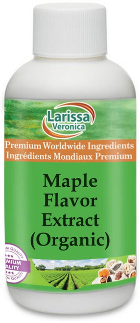 Larissa Veronica Maple Flavor Extract (organic), (maple, 4 Oz, 1-pack, Zin: 527410)