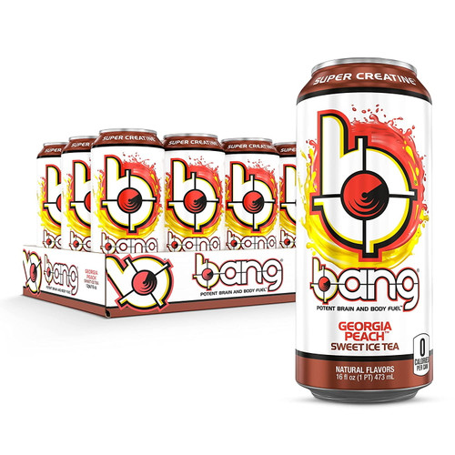 Bang Energy Drink, Georgia Peach Sweet Tea, 192 Fl Oz