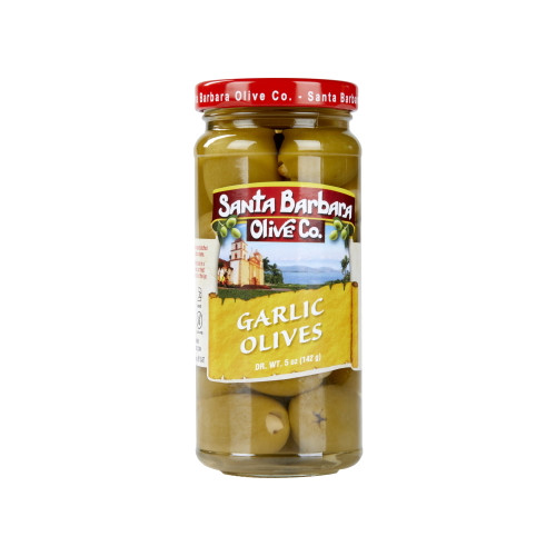 Santa Barbara Garlic Stuffed Olives, 5 Oz