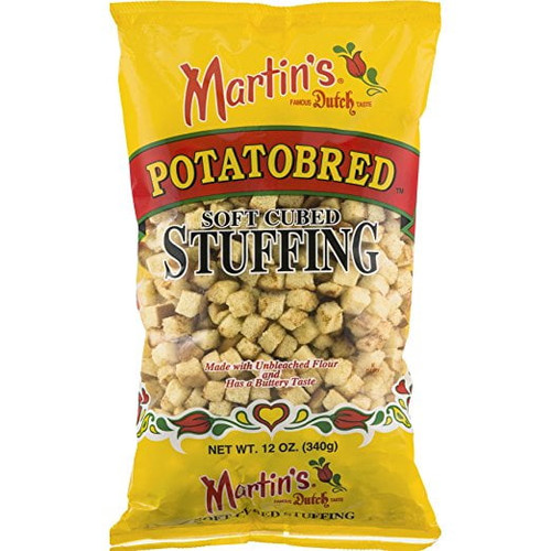 Martin's Potatobred Soft Cubed Stuffing- 12 Oz (2 Bags)