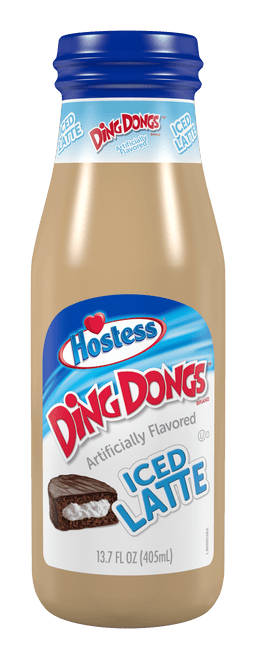 Hostess® Iced Latte, Ding Dongs™ Flavored, 13.7oz Ready To Drink Bottle