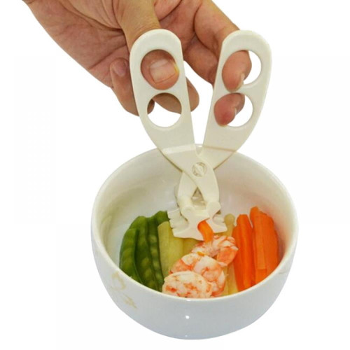 Portable Baby Food Scissor,cutter, Masher, Easy Cleaning Food Slicer Shears (comes With Travel Storage Case)
