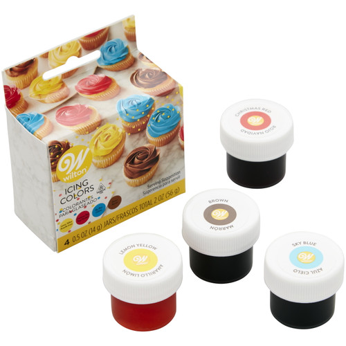 Wilton 4-piece Bold Icing Color Set, 2 Oz.