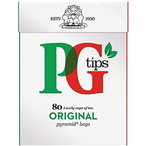 Pg Tips Black Tea, 80 Count Box 80pyramid Tea Bags(pack Of 3)