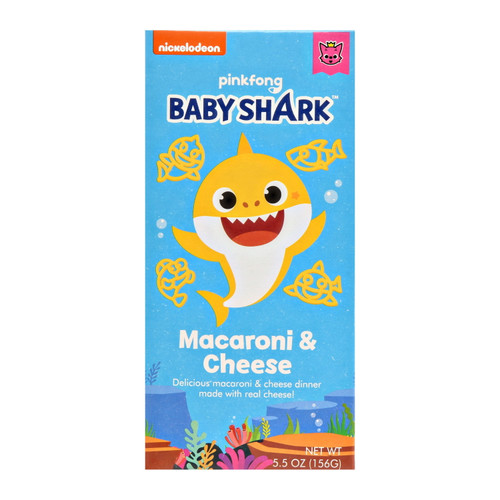 Baby Shark Mac & Cheese, Prepared Meal, 5.5 Oz Box