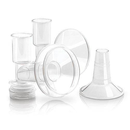 Ameda 17358m Custom Fit Breast Flanges Xxlarge & Xlarge - 2 Sets Per Box