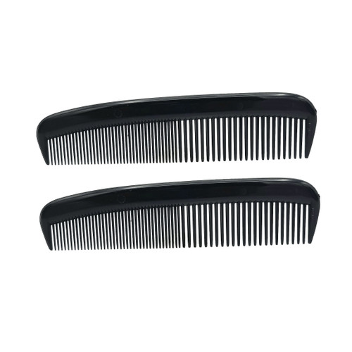 5in Plastic Pocket Styling Comb (2 Pack)