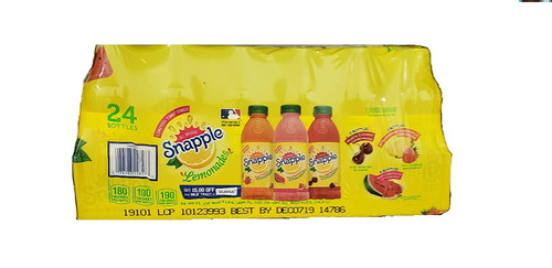 Snapple Snapple All Natural Variety Lemonade, 24 Pack/20 Ounce, 480 Fluid Ounce