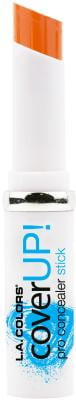 L.a. Colors Pro Concealer Stick, [615] Pure Orange .11 Oz (pack Of 2)