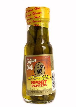 Cajun Chef Products Cajun Chef Louisiana Sport Peppers, 6 Oz