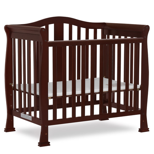 Dream On Me Naples 4-in-1 Convertible Mini Crib Espresso