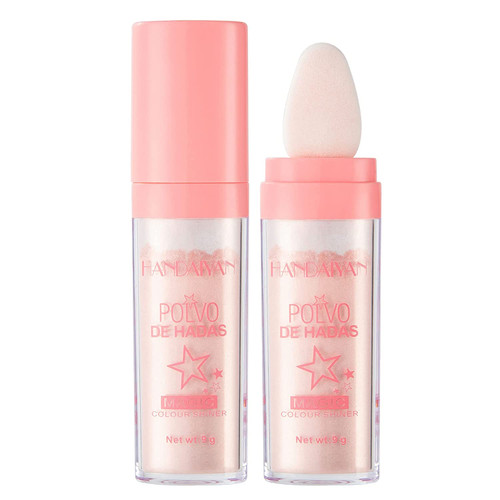 Polvo De Hadas Handaiyan Fairy Highlight Patting Powder Body Brightening Natural 3d Face Powder Blush (#02 Fairy Pink)