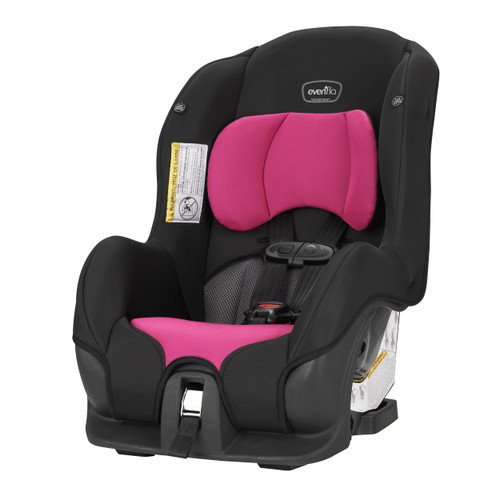 Evenflo Tribute Lx Harness Convertible Car Seat, Solid Print Black