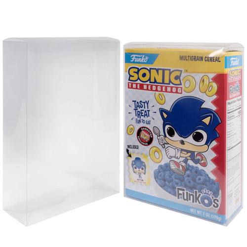 Clear Plastic Protector Cases For Funko Pop Cereal Boxes Fits Most