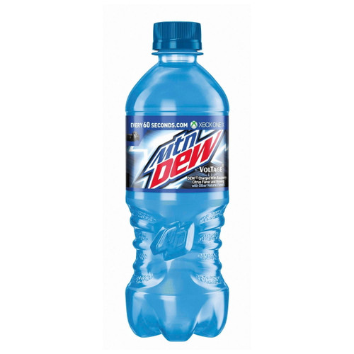 Mountain Dew Voltage Soda Pop 20oz Bottles, Quantity Of 8