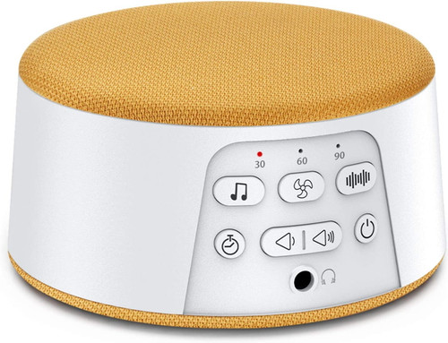 White Noise Machine,gerkago Sleep Sound Machine With 29 Hifi Soothing Nature Sound, Timer Memory Funtion, Volume Control, Sleep Sound Therapy For Baby Adults
