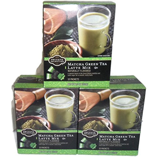 Private Selection Matcha Green Tea Latte Mix..10 Packets Per Box