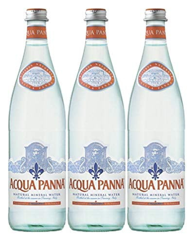 Acqua Panna Natural Spring Water, 25.3 Oz Glass Bottle (pack Of 3, Total Of 75.90 Oz)