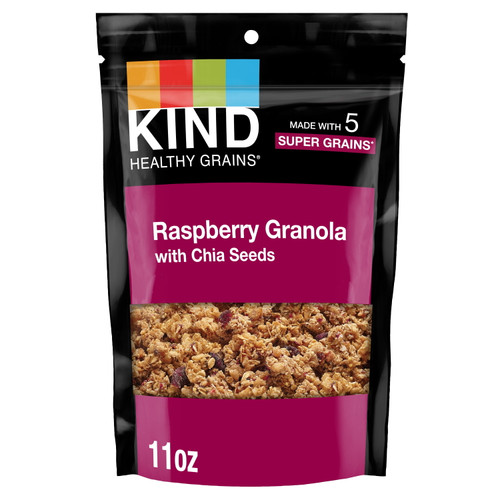 Kind Healthy Grains Clusters, Raspberry With Chia Seeds, 11 Oz, 1 Bag