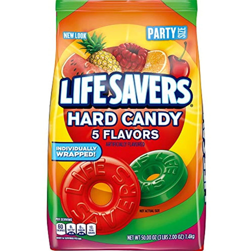 Life Savers Hard Candy 5 Flavors, 50-ounce Party Size Bag