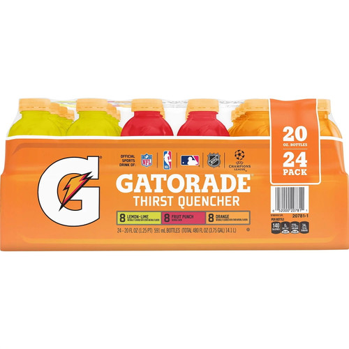 Gatorade Sports Drinks Variety Pack (20 Oz., 24 Pk.)
