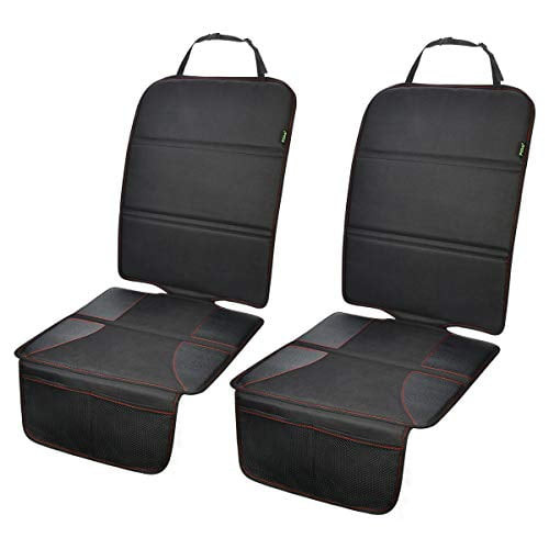 Car Seat Protector 2pack For Child Car Seat Auto Seat Cover Pad Under Baby Carseat Full Protection Your Fabric Leather Seats