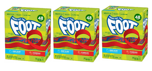 Fruit By The Foot Snacks, Berry Tie-dye And Strawberry Variety Pack (48 Ct.) 3pk