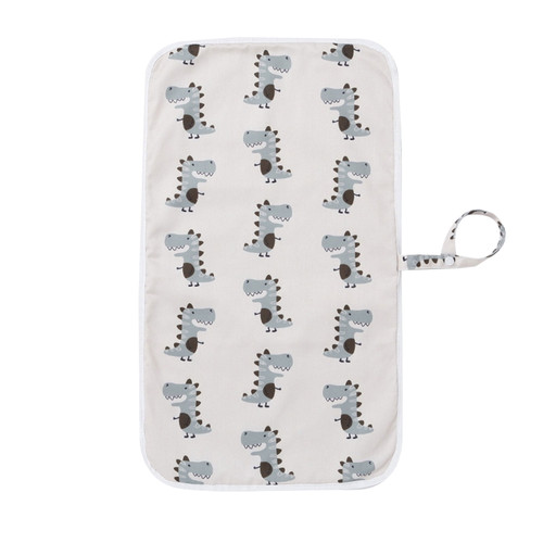 Heroneo Baby Travel Changing Pad Soft Diaper Changing Mat W/ Foldable Snap Strap Waterproof Diaper Changer Nursery Room Supply