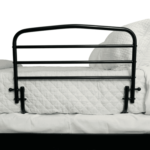 30 Inch Safety Bed Rail, Swing Down Hideaway Bed Guard For Seniors