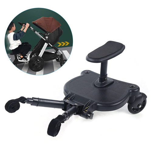 Monipa 1pcs Universal Pram Pedal Kids Scooter Stroller W/auxiliary Pedal Load 25kg